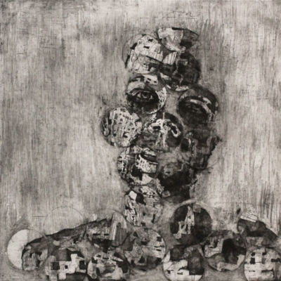 Supervenience (State 4), Etching, 18" x 18", 2011