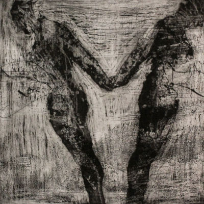Supervenience (State 27), Etching, 18" x 18", 2011