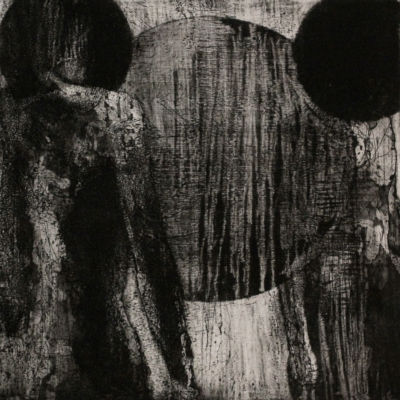 Supervenience (State 21), Etching, 18" x 18", 2011