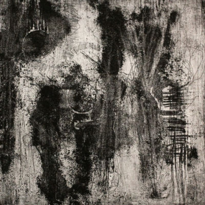 Supervenience (State 14), Etching, 18" x 18", 2011