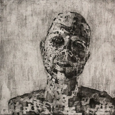 Supervenience (State 3), Etching, 18" x 18", 2011