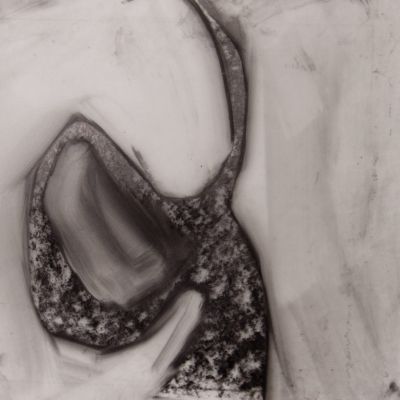 Untitled, Graphite on Vellum, 12" x 19", 2012