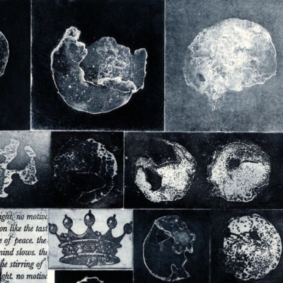 Billions and Billions #33, 9 plate intaglio, with aquatint, 13” x 20”, 2018