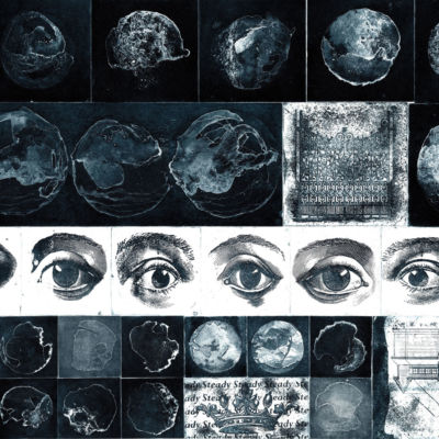 Billions and Billions #43, 36 plate, 3 color intaglio, with aquatint, 39” x 28”, 2018