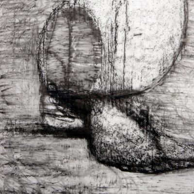 Untitled, Graphite on Vellume, 44" x 30", 2010